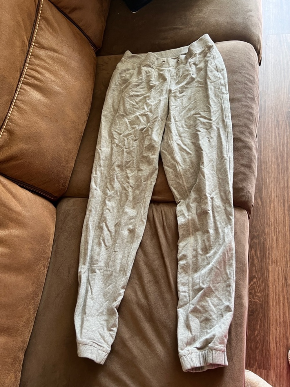 lululemon athletica Light Gray Track Pants